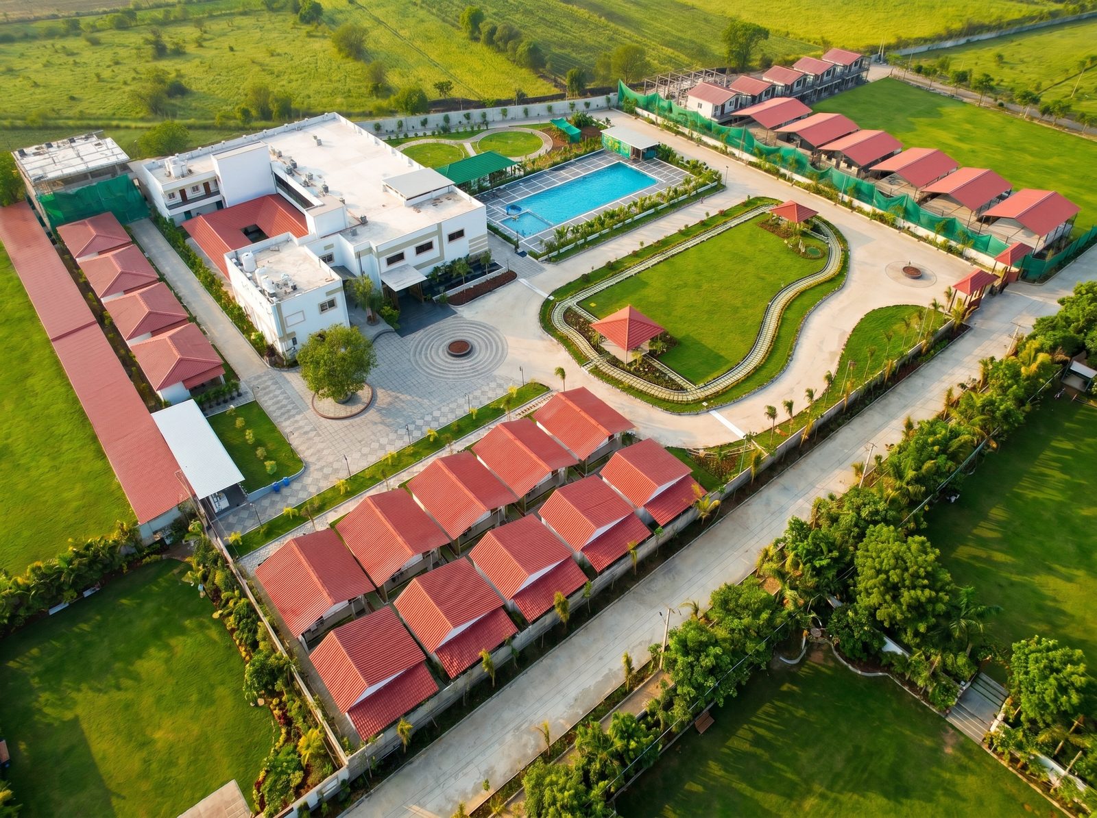 Haritha Wellness aerial — Amradi Kalan